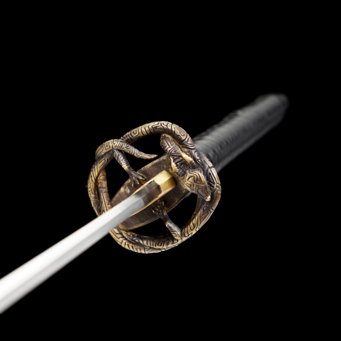 Skyrim Katana Blade Sword Akaviri Sword Manganese Steel IRL Replica