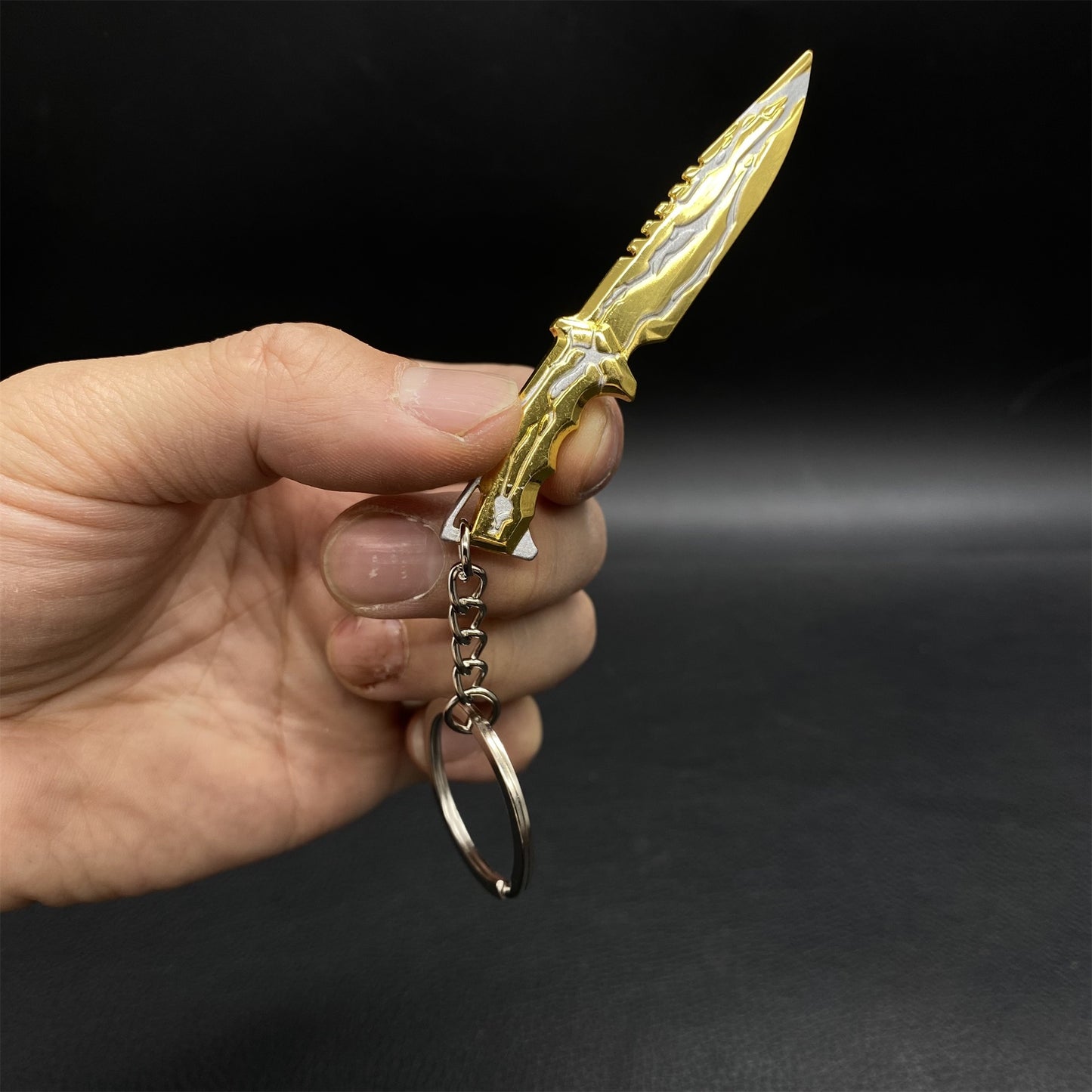 Metal Mini Smite Knife Keychain Pendant