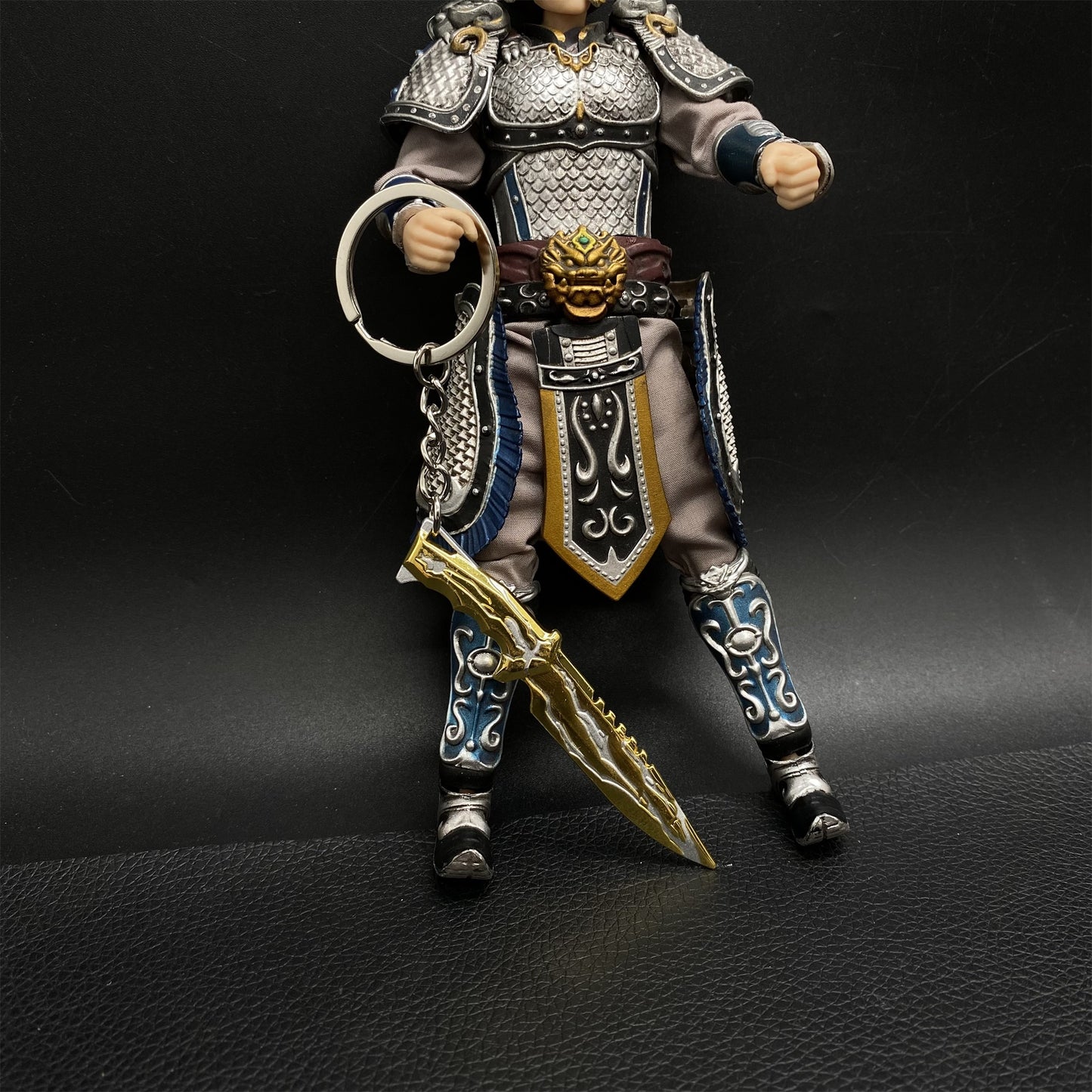 Metal Mini Smite Knife Keychain Pendant