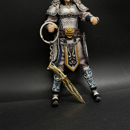 Metal Mini Smite Knife Keychain Pendant