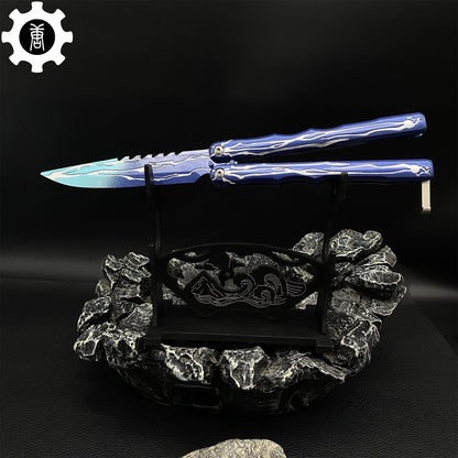 Smite Knife Inspired Game Balisong For Collection