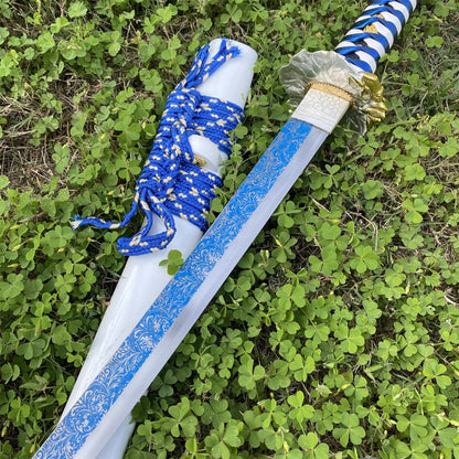 Cool Japanese Samurai Katana - Frog Tsuba