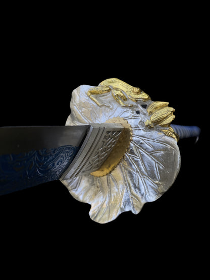 Cool Japanese Samurai Katana - Frog Tsuba