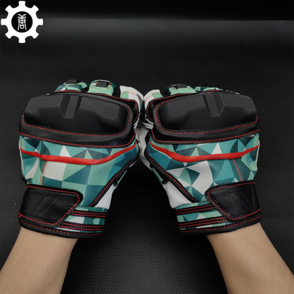 Spearmint Moto Gloves A Pair Game Cosplay Prop