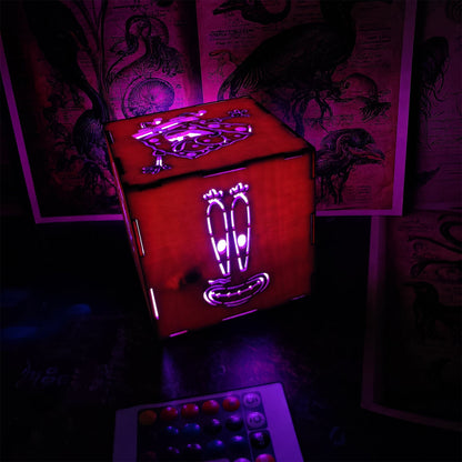 Handmade SpongeBob Wooden Lantern Night Light