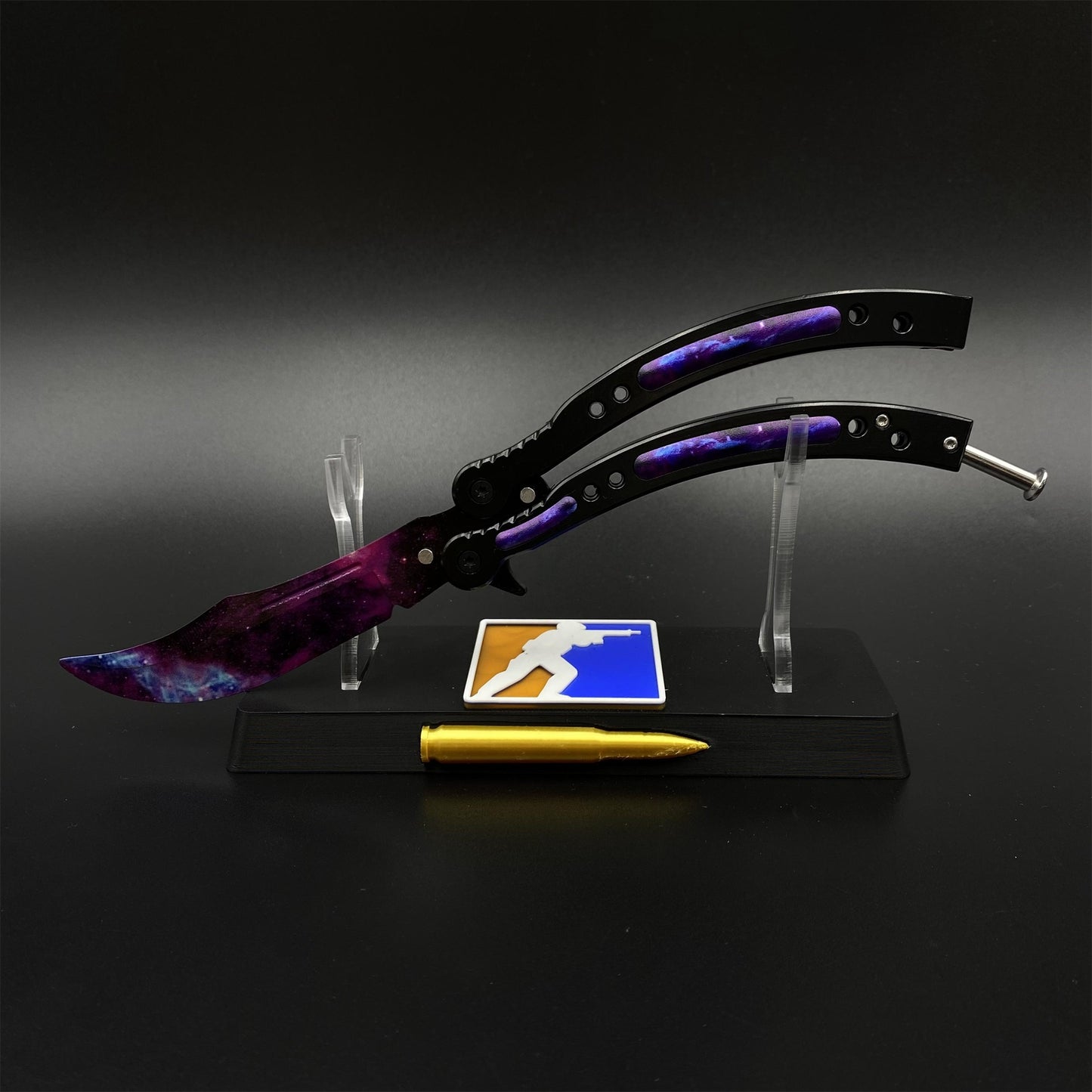 CS Butterfly Knife Doppler Galaxy Balsiong Trainer - Dull Blade Prop