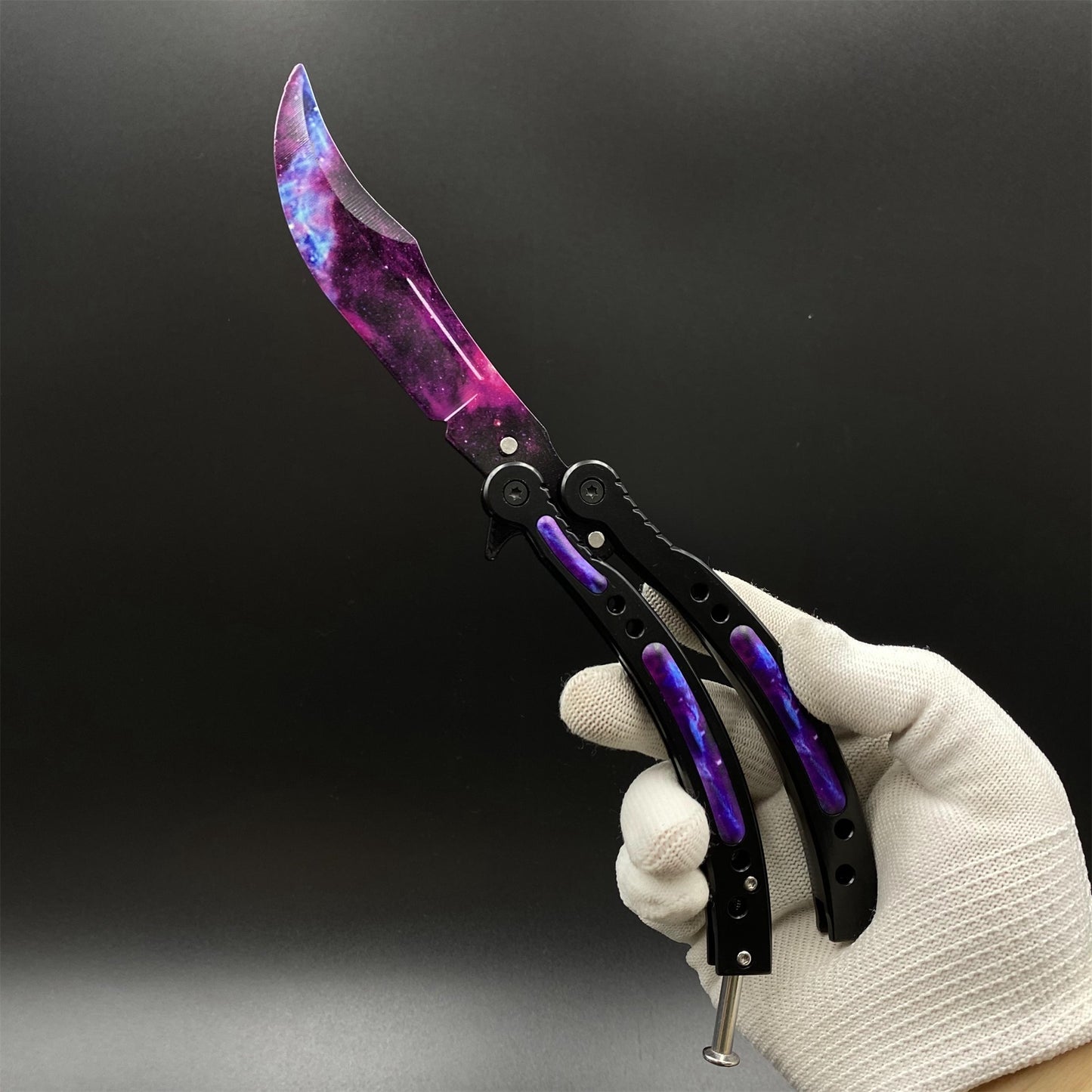 CS Butterfly Knife Doppler Galaxy Balsiong Trainer - Dull Blade Prop