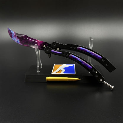 CS Butterfly Knife Doppler Galaxy Balsiong Trainer - Dull Blade Prop
