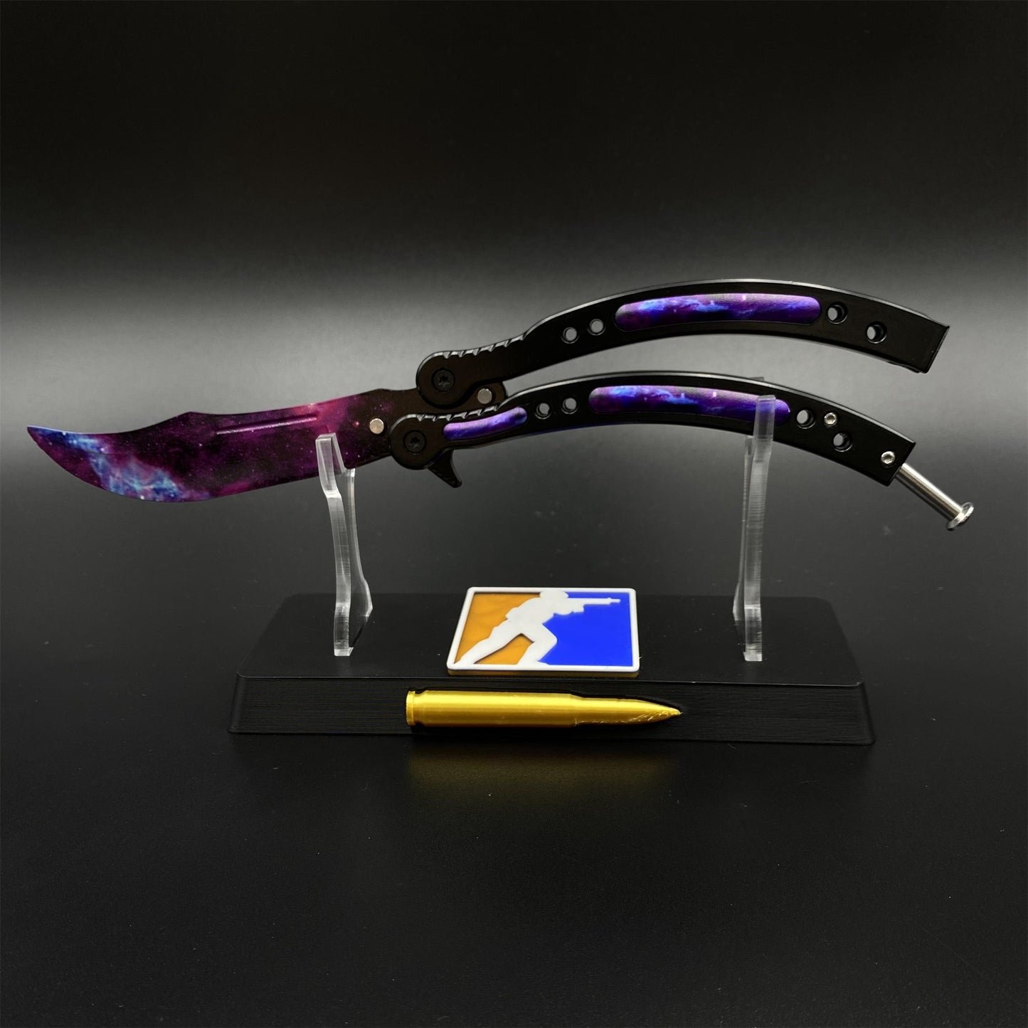 CS Butterfly Knife Doppler Galaxy Balsiong Trainer - Dull Blade Prop