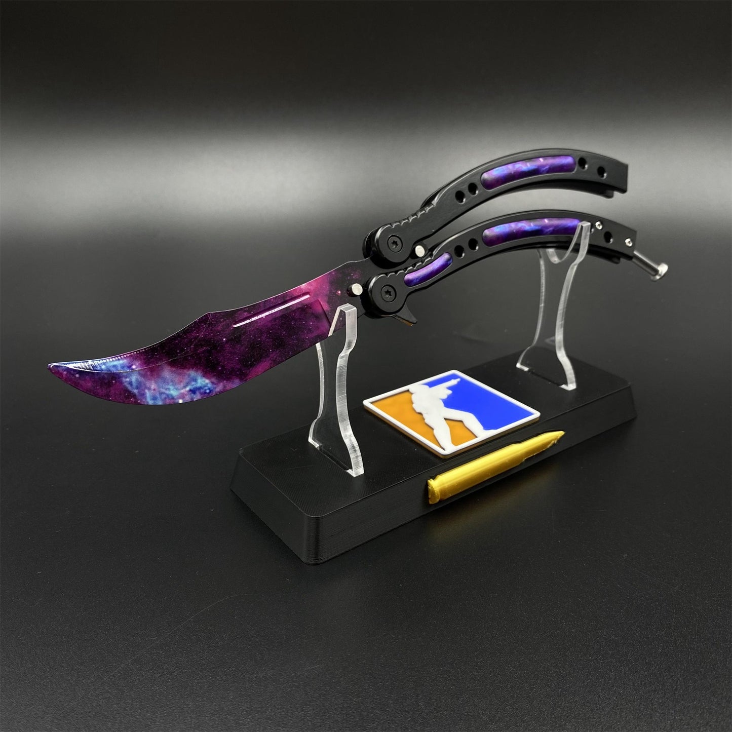 CS Butterfly Knife Doppler Galaxy Balsiong Trainer - Dull Blade Prop