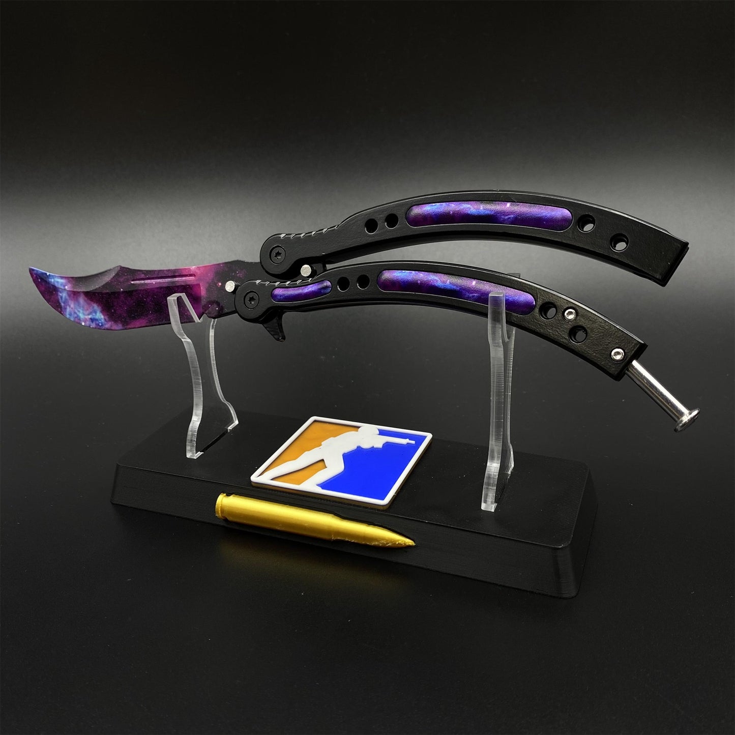 CS Butterfly Knife Doppler Galaxy Balsiong Trainer - Dull Blade Prop