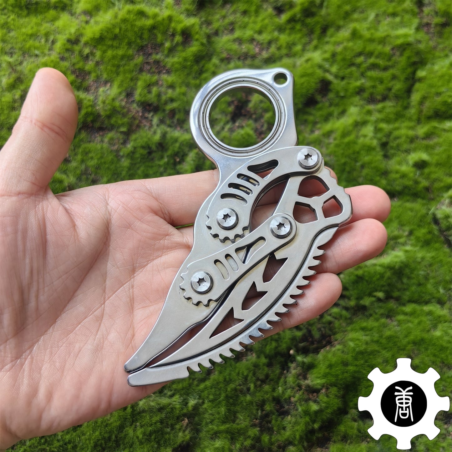 High-End Steel Karambit Knife Blunt Blade Karambit Trainer 