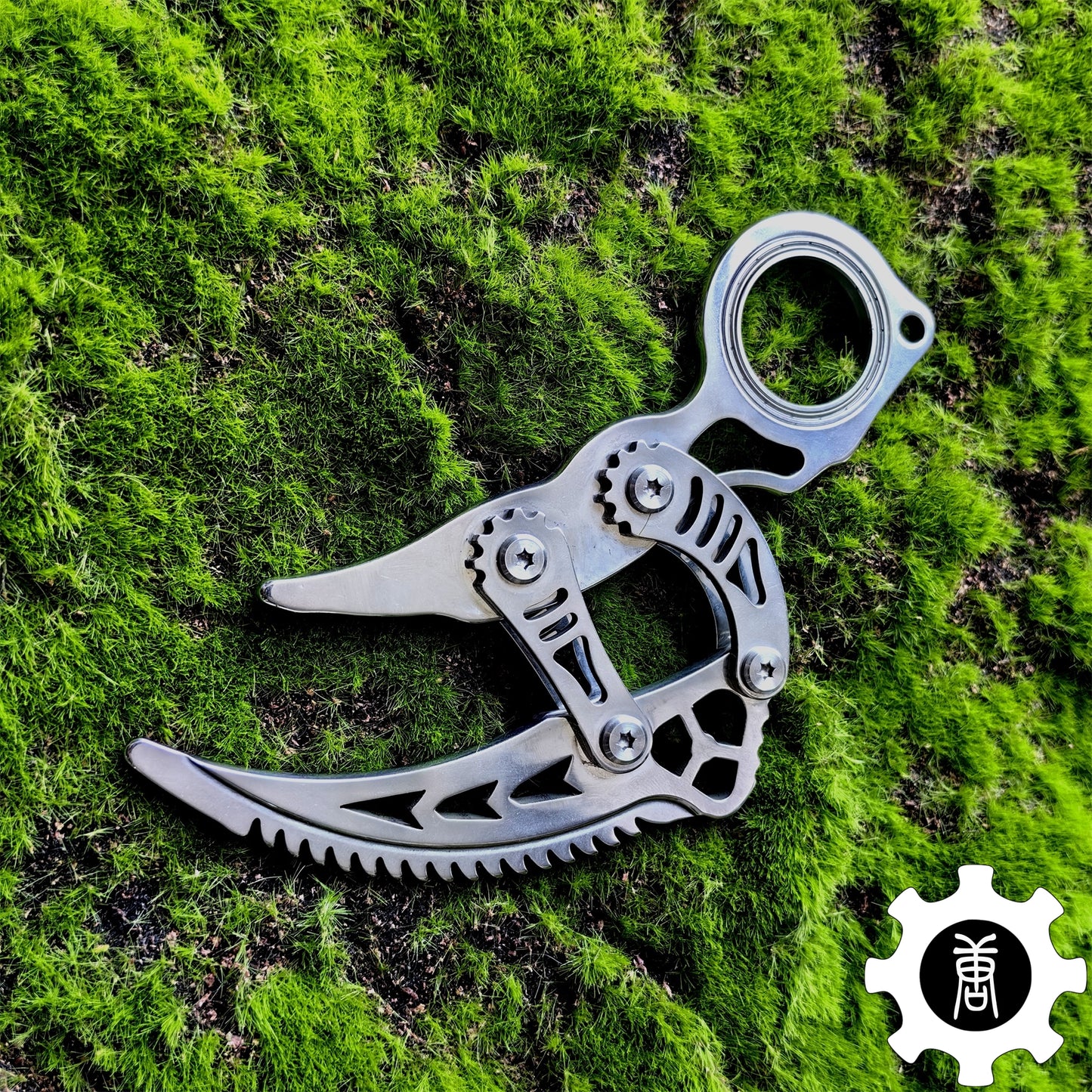 High-End Steel Karambit Knife Blunt Blade Karambit Trainer 