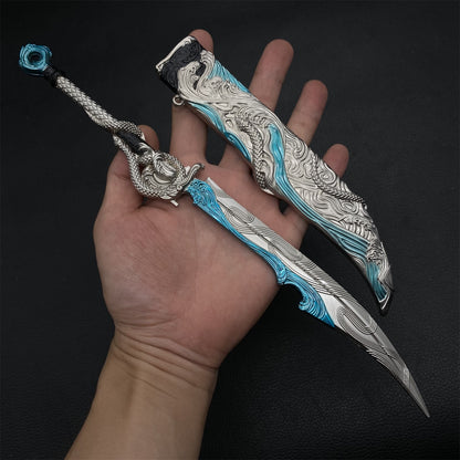 Anime Peripherals Metal Tiny Sword Replicas
