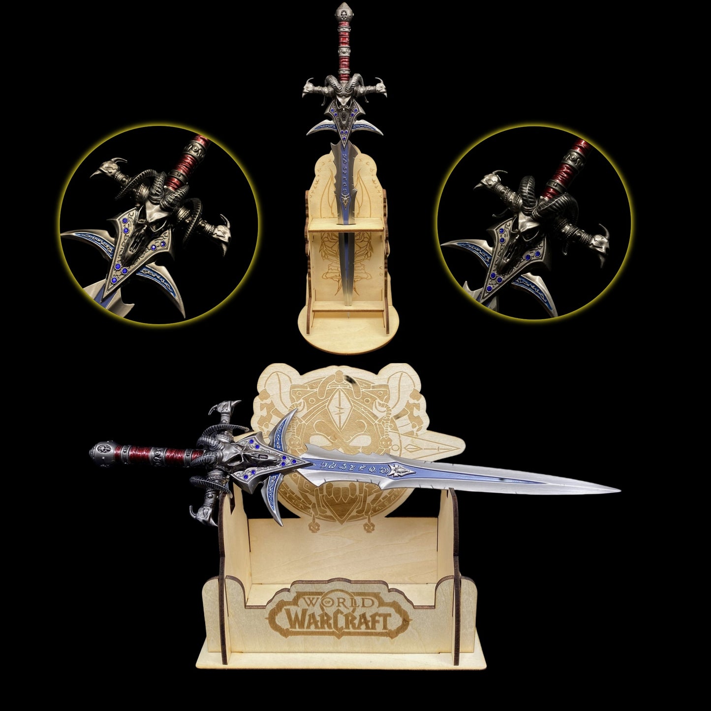 Metal Lich King Frostmourne Miniature-WOW Game Collectibles