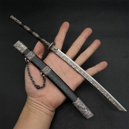 Chinese Style Swords Metal Tiny Sword Replicas