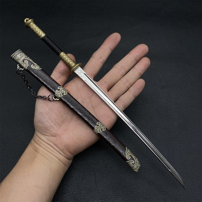 Chinese Style Swords Metal Tiny Sword Replicas