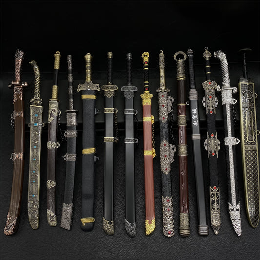 Chinese Style Swords Metal Tiny Sword Replicas