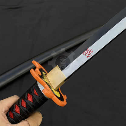 Tanjiro 3rd Nichirin Sword Katana 1045 Carbon Steel Version