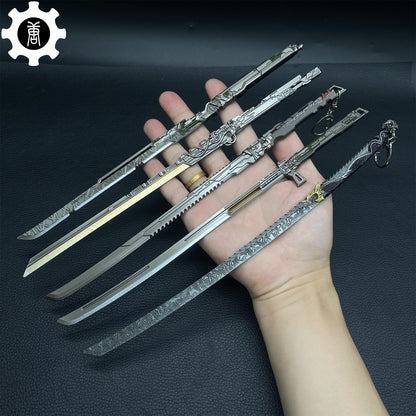 Hot Game TCGR Mini Katanas Metal Replica 8 Options