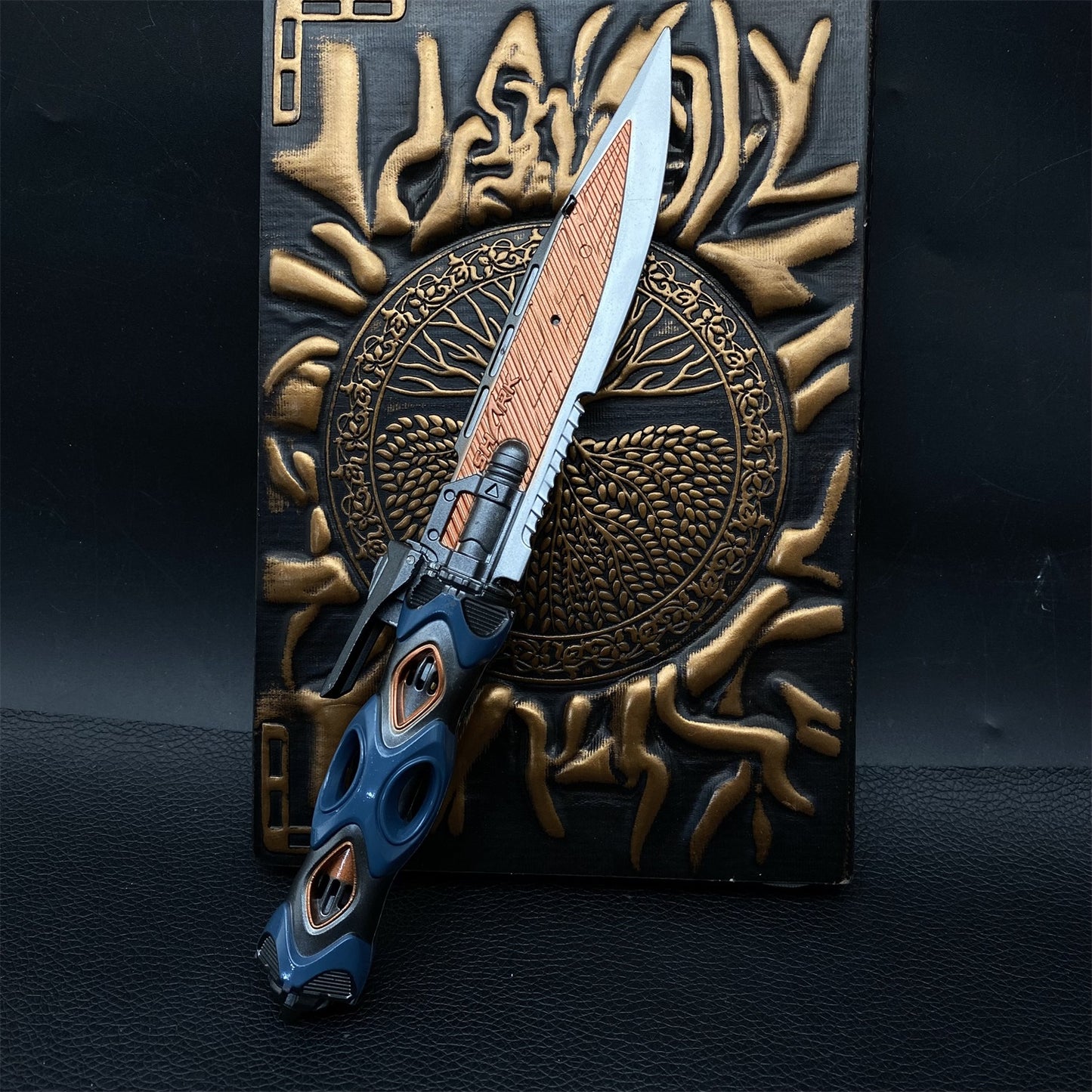 Metal LED Light Tactical Knife Life Replica