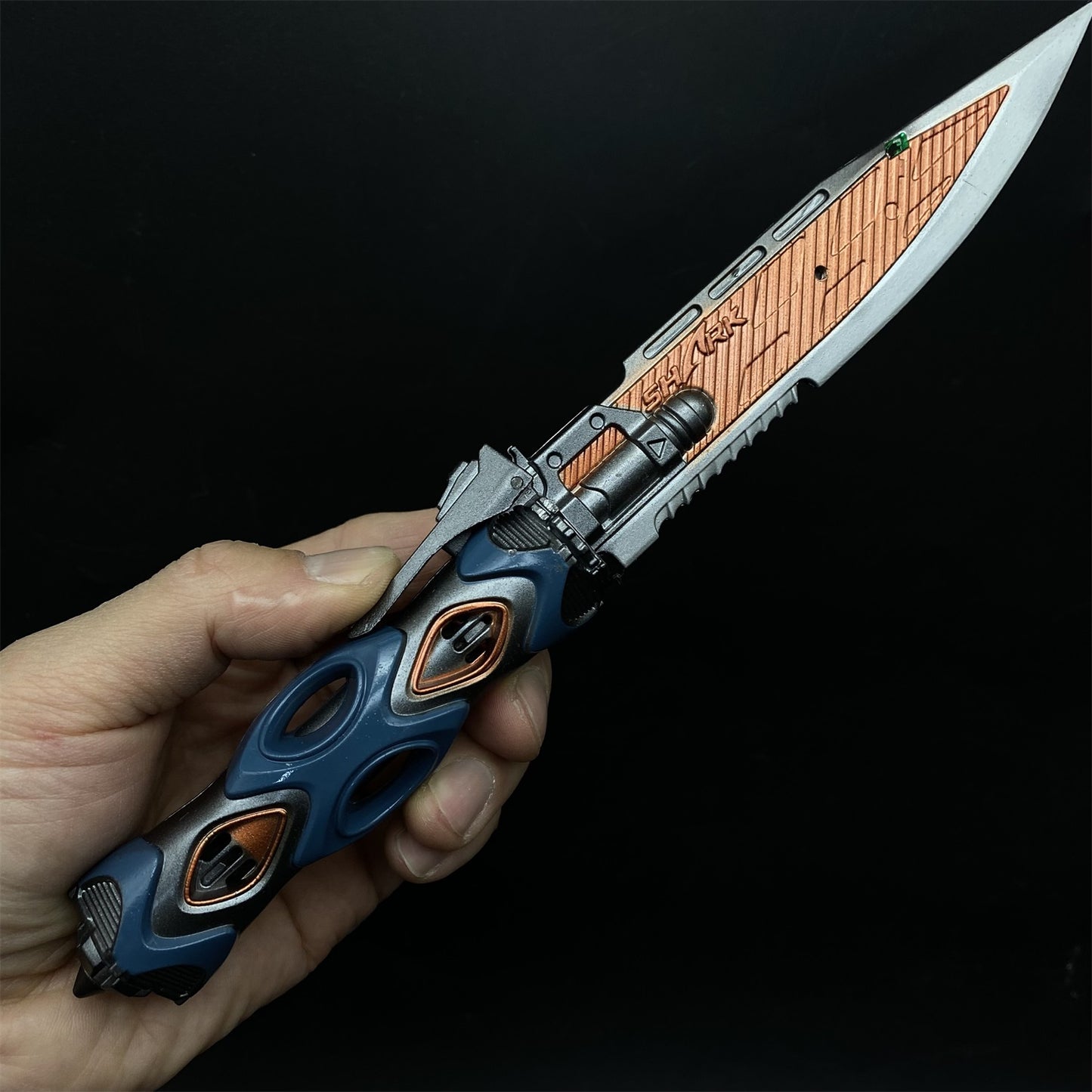 Metal LED Light Tactical Knife Life Replica