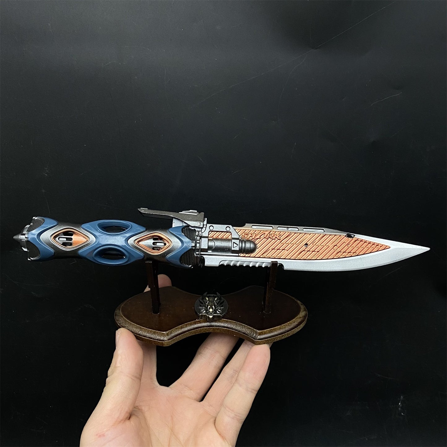 Metal LED Light Tactical Knife Life Replica