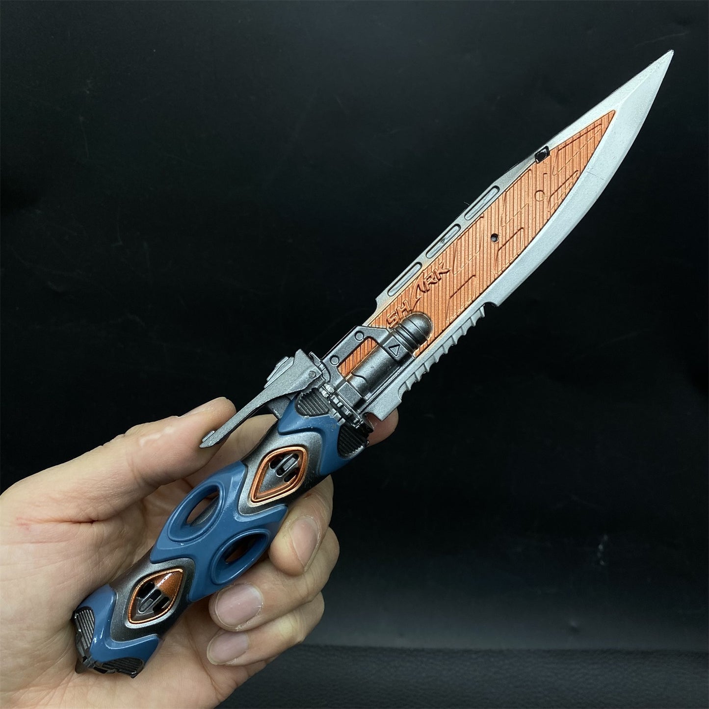Metal LED Light Tactical Knife Life Replica