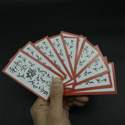 10PCS Ninja Explosive Tags Sticker