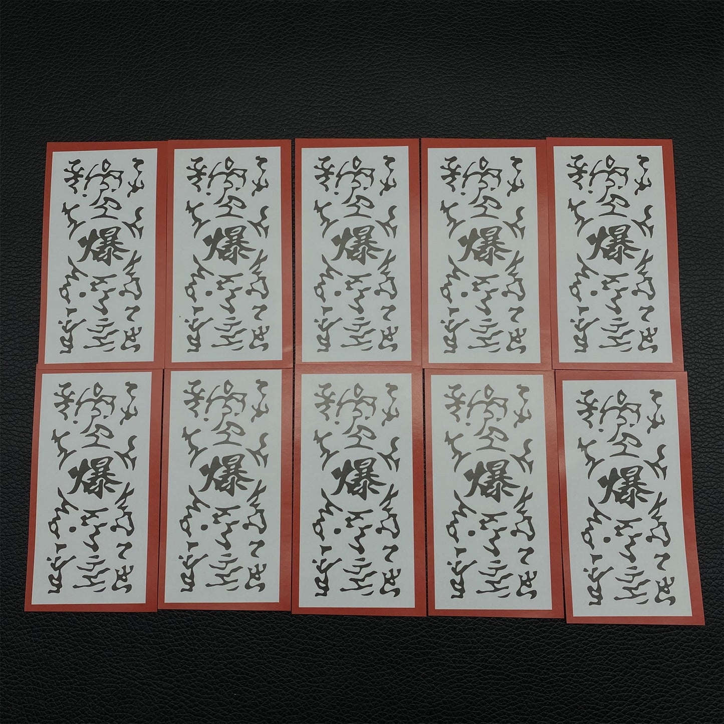 10PCS Ninja Explosive Tags Sticker