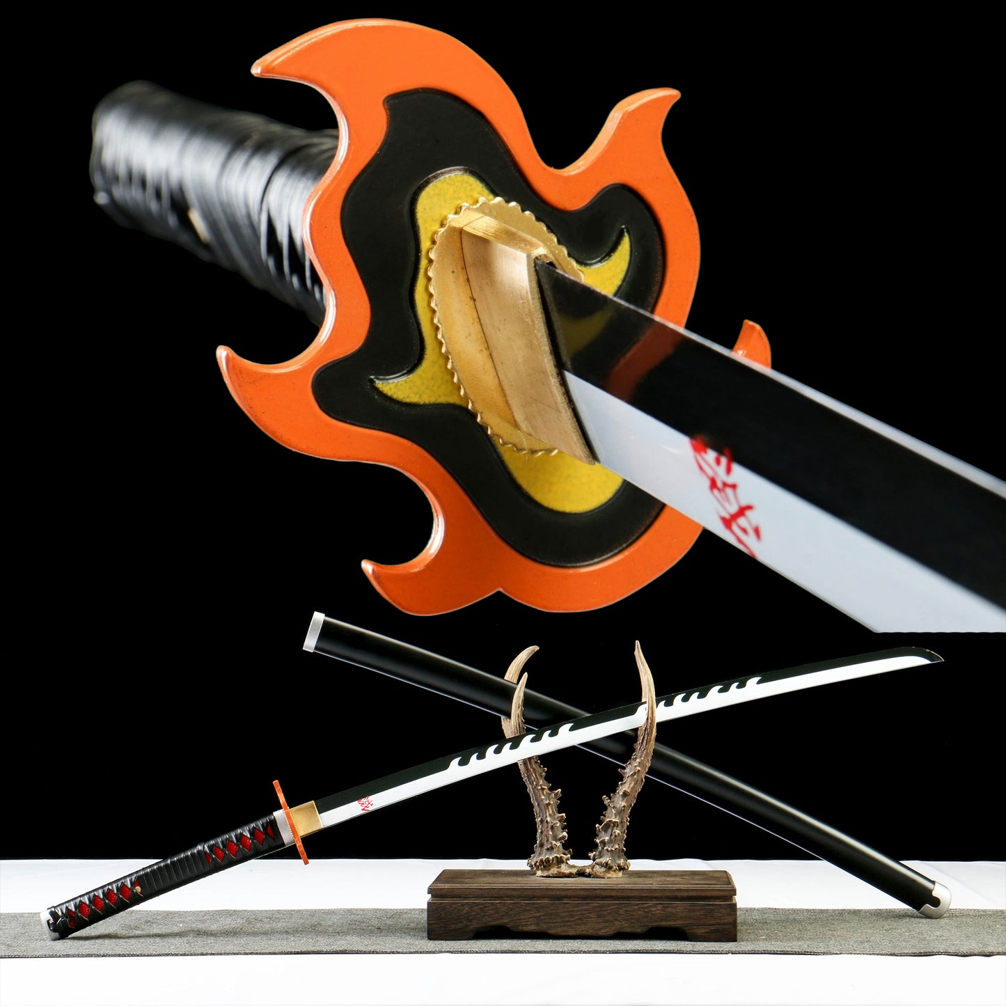 Tanjiro Kamado 3rd Nichirin Sword Hand-Forged Katana For Collection