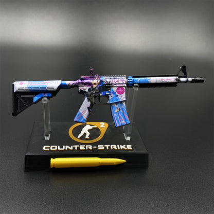 CS M4A4 Temukau Mini Metal Replica For Collection