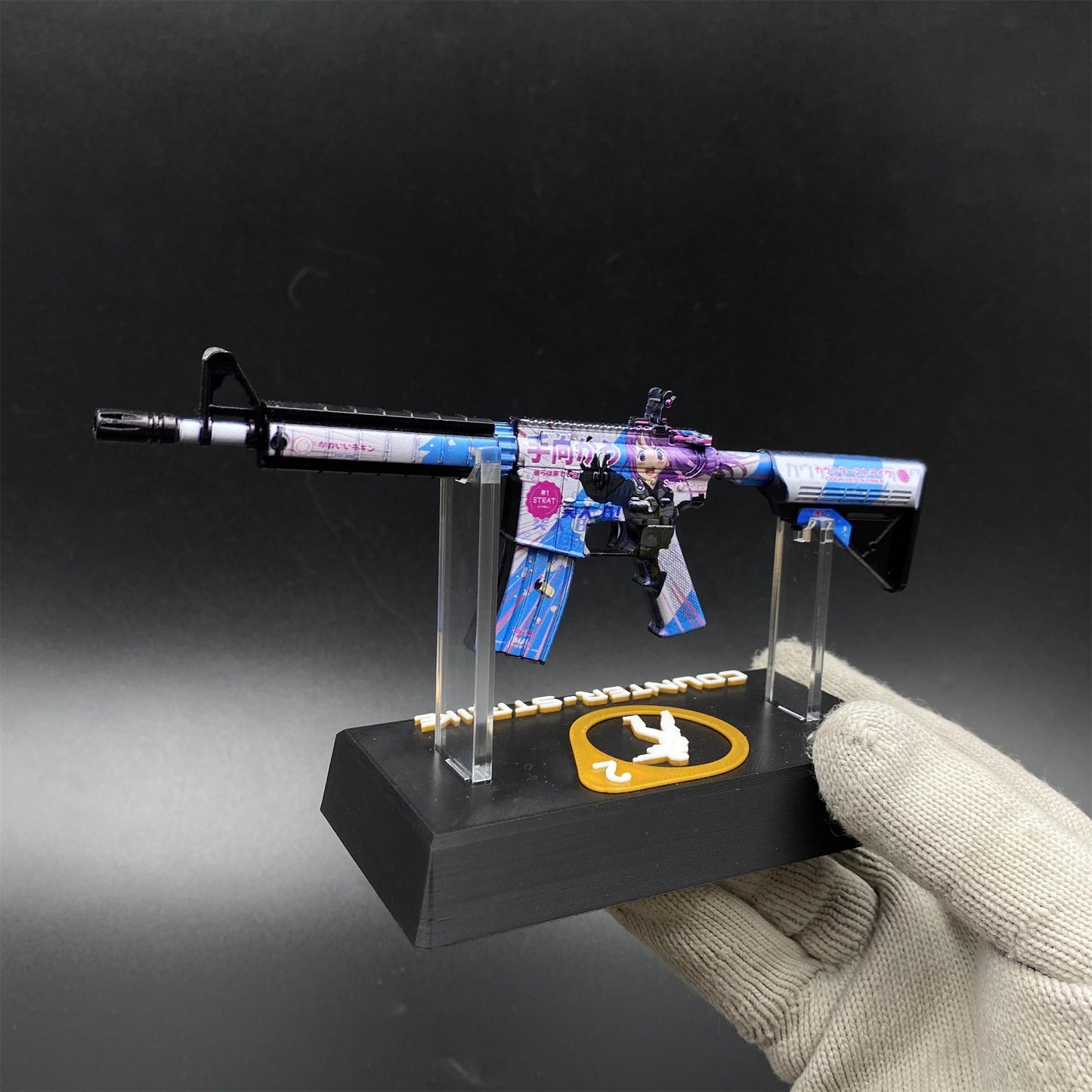 CS M4A4 Temukau Mini Metal Replica For Collection