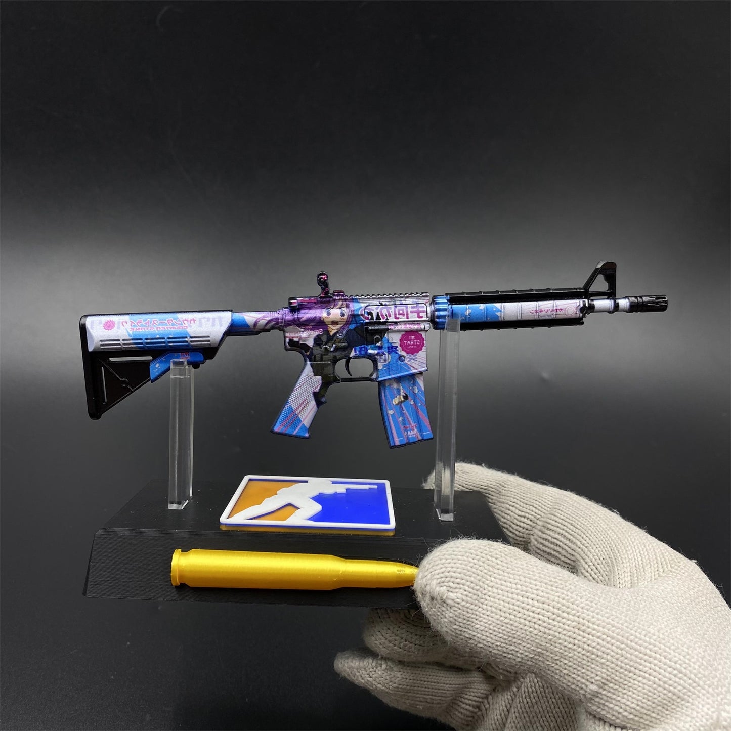 CS M4A4 Temukau Mini Metal Replica For Collection