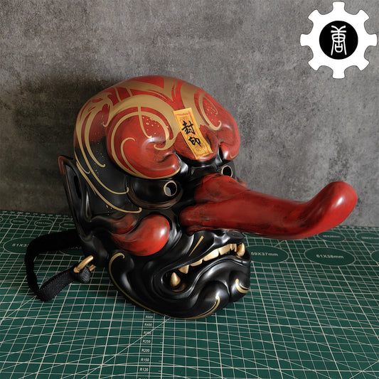 3D Printed Tengu Mask Japanese Style Wearable Mask Cosplay Prop