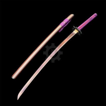 IRL Tensa Zangetsu Katana Classical Anime Sword Carbon Steel Version