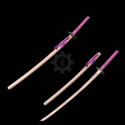 IRL Tensa Zangetsu Katana Classical Anime Sword Carbon Steel Version