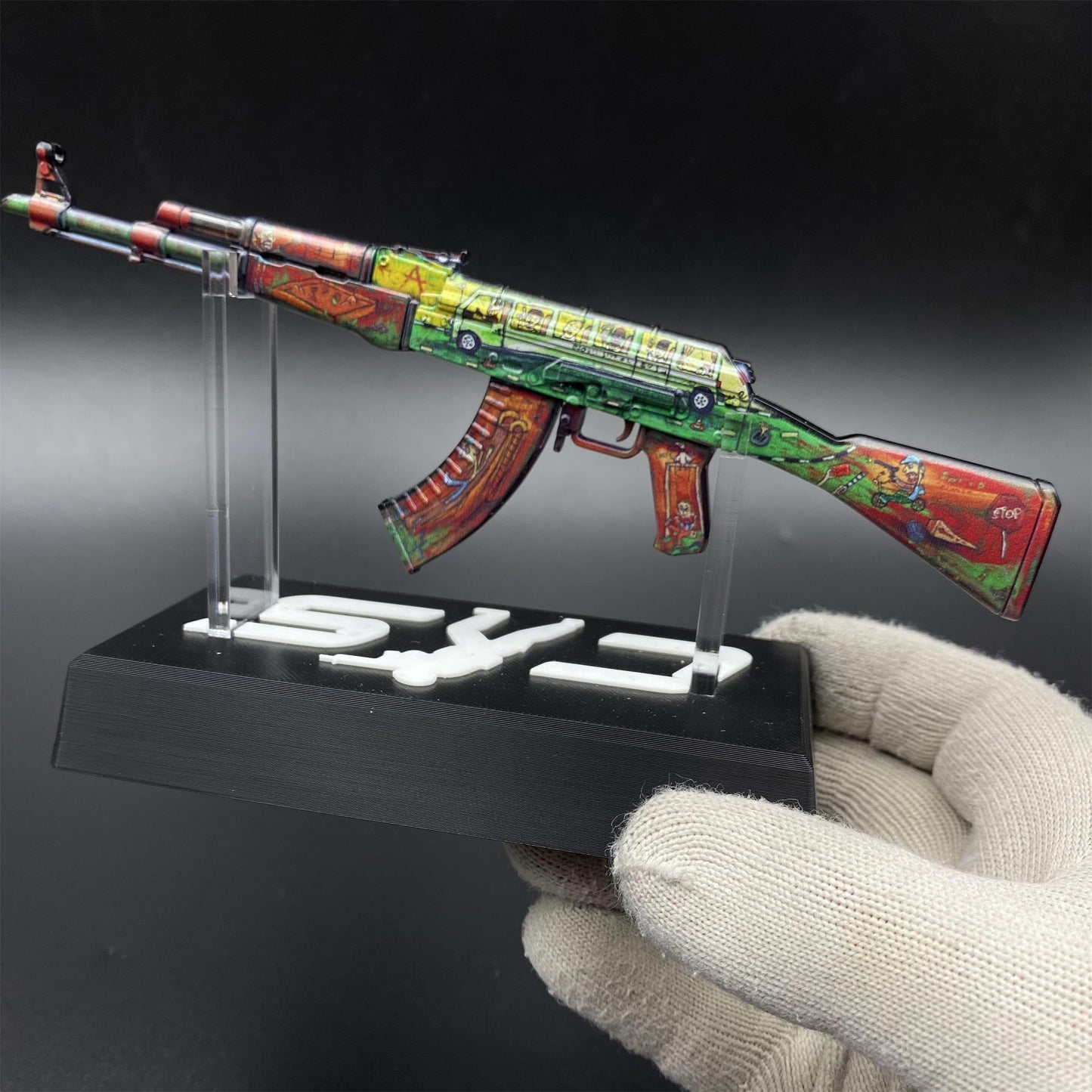 AK47 The Outsiders Metal Miniature For Collection
