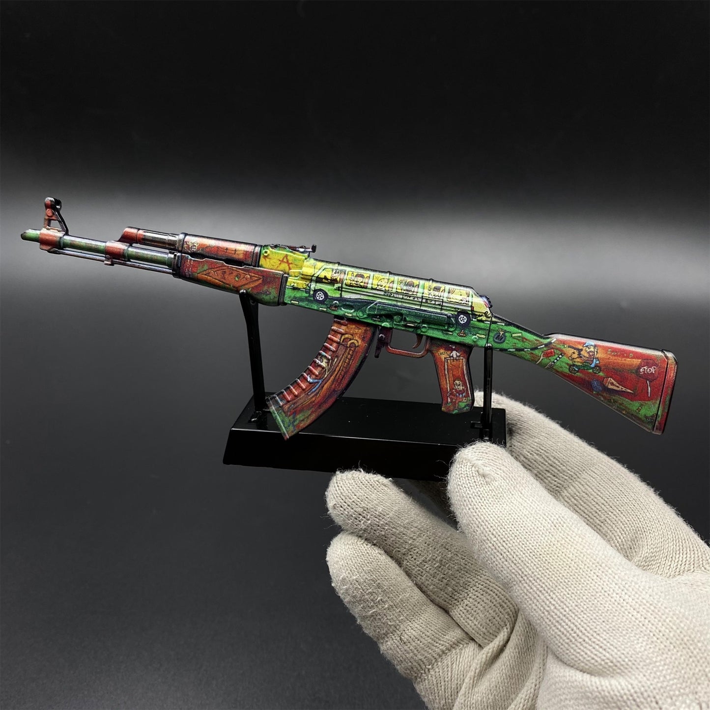 AK47 The Outsiders Metal Miniature For Collection