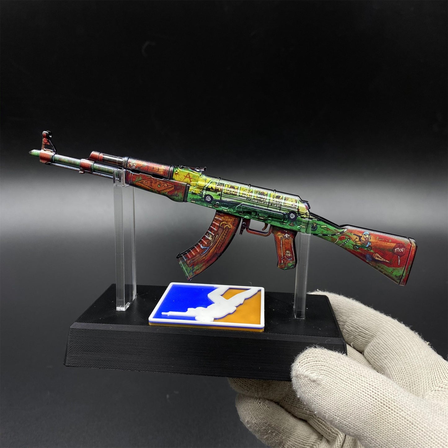 AK47 The Outsiders Metal Miniature For Collection