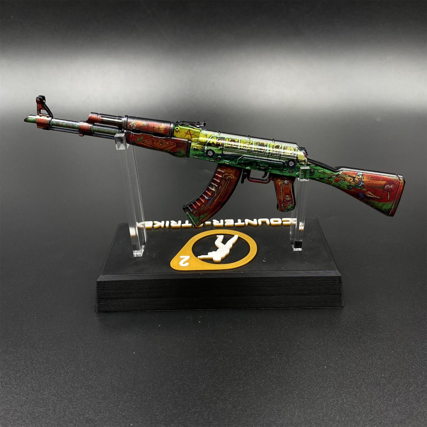 AK47 The Outsiders Metal Miniature For Collection
