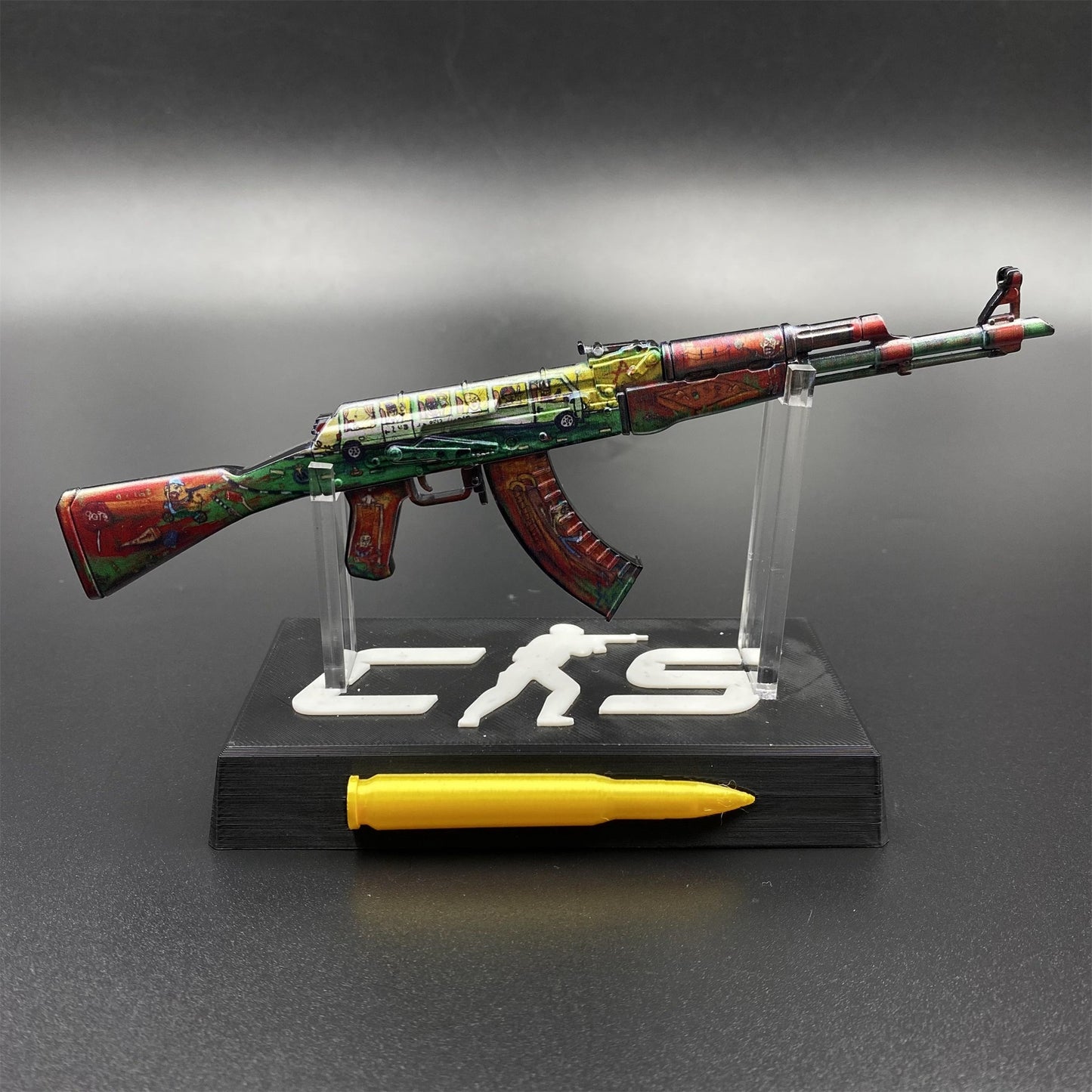 AK47 The Outsiders Metal Miniature For Collection