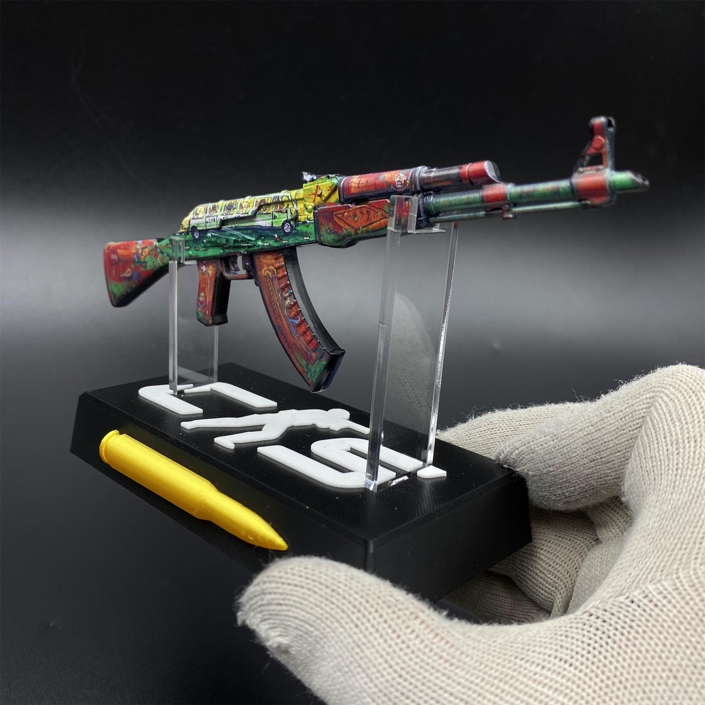 AK47 The Outsiders Metal Miniature For Collection