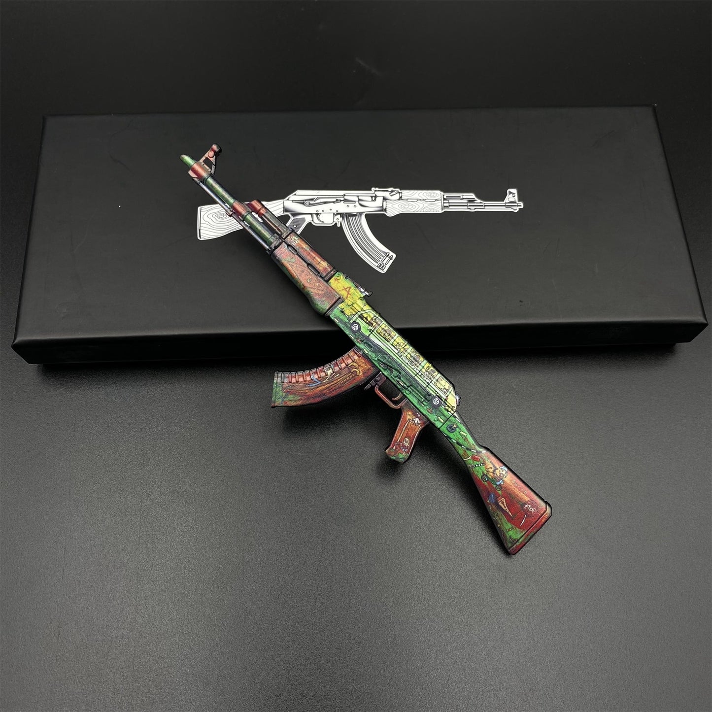 AK47 The Outsiders Metal Miniature For Collection