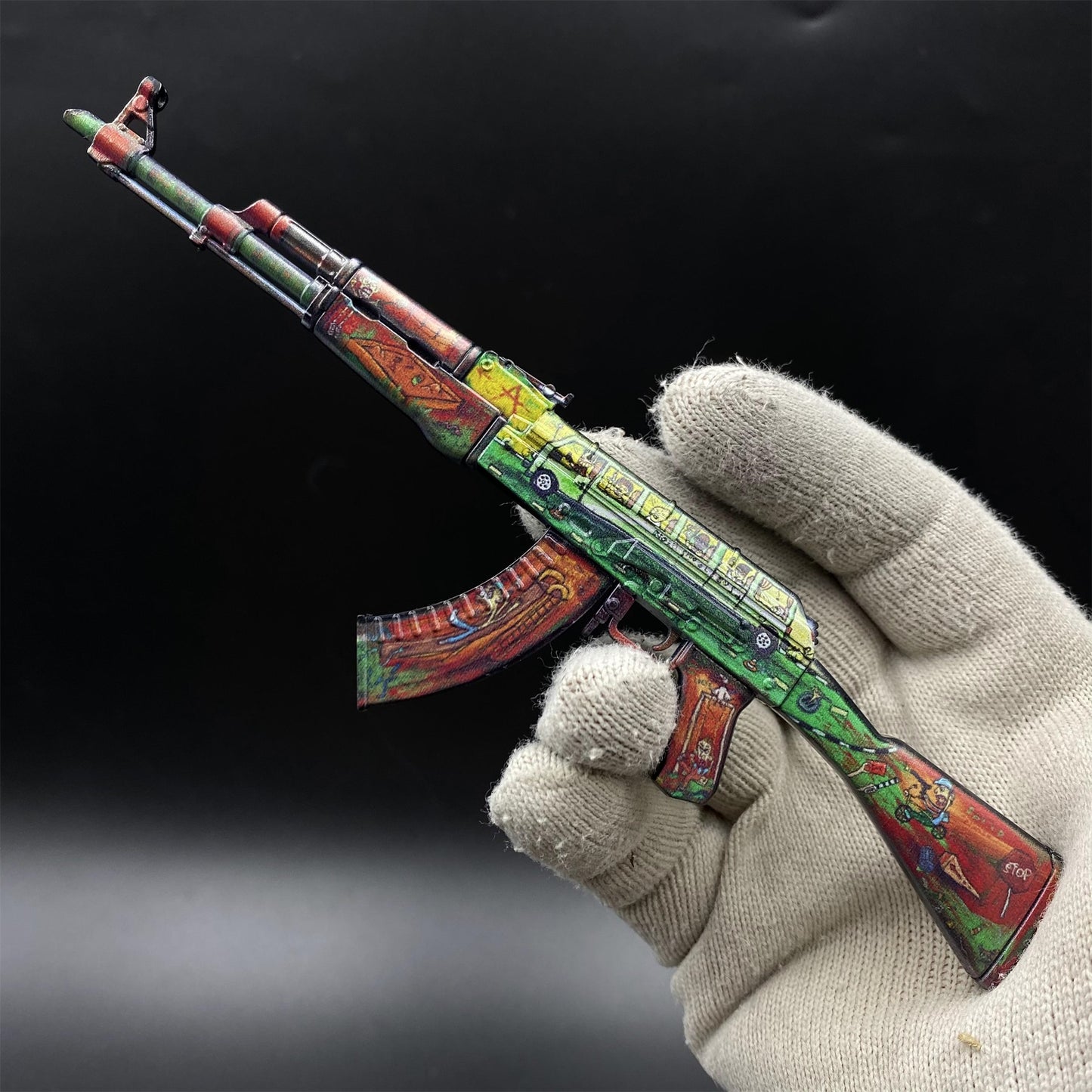 AK47 The Outsiders Metal Miniature For Collection