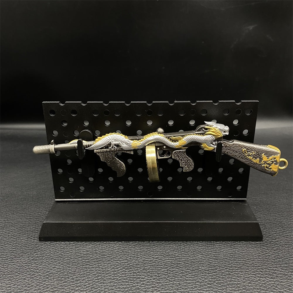 Thompson Golden Dragon Miniature Metal Submachine Gun 16.5CM/6.5"