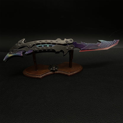 CODM Thunder Flame Butterfly Knife Replica For Display