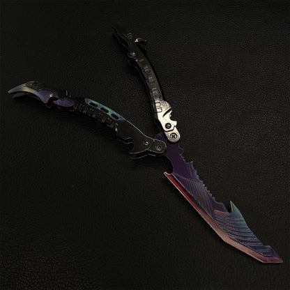 CODM Thunder Flame Butterfly Knife Replica For Display
