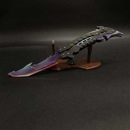 CODM Thunder Flame Butterfly Knife Replica For Display