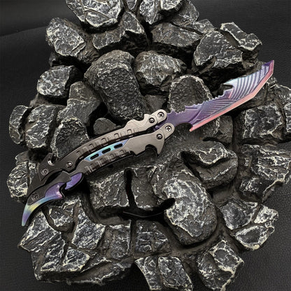 CODM Thunder Flame Butterfly Knife Replica For Display